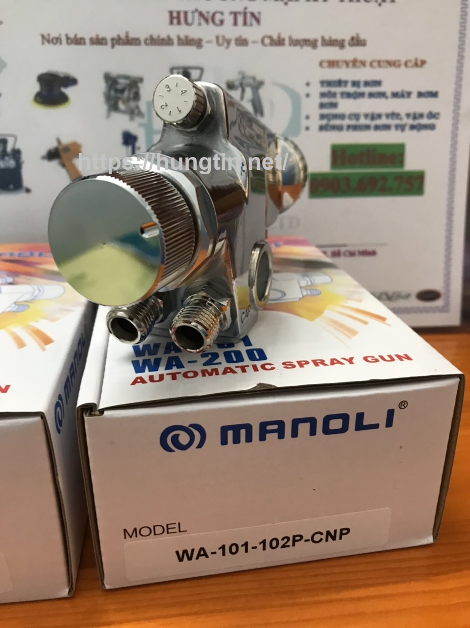 Thiết bị phun sơn tự động Manoli WA-101-102P